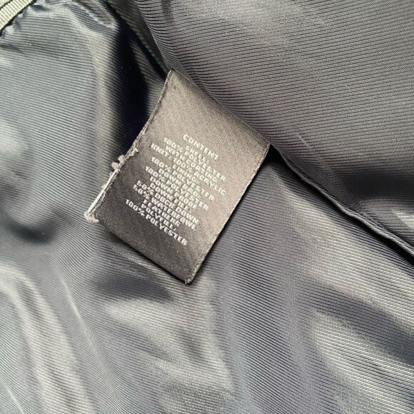 Vince Camuto Womens Puffer Down Hooded Coat Navy Blue Double Zip Pockets - Picture 11 of 16